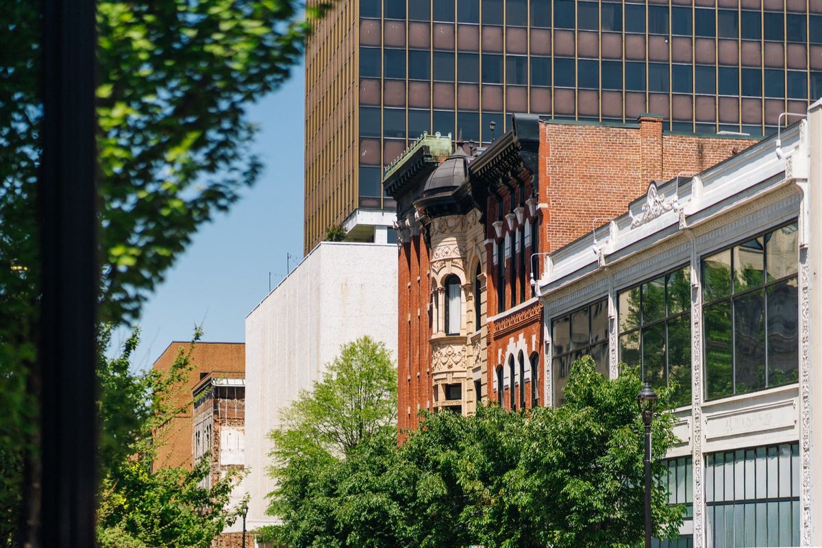 Downtown outside PLDR Law's Lynchburg office